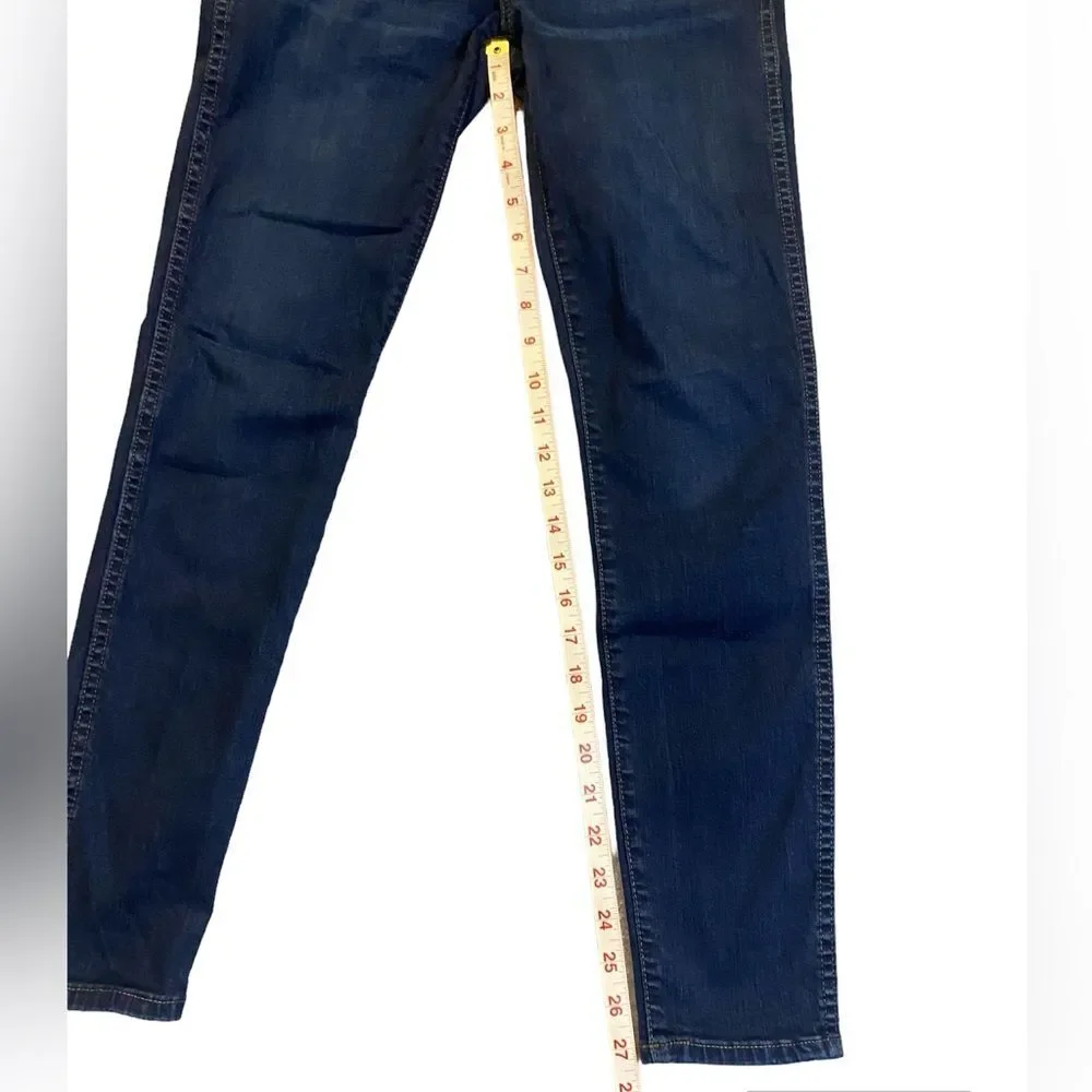 Madewell Dark Wash 10 Inch High Rise Skinny Jeans - Picture 7 of 11